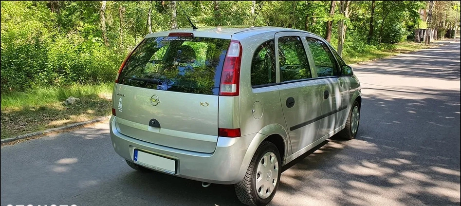 Opel Meriva cena 6900 przebieg: 226000, rok produkcji 2004 z Warszawa małe 56